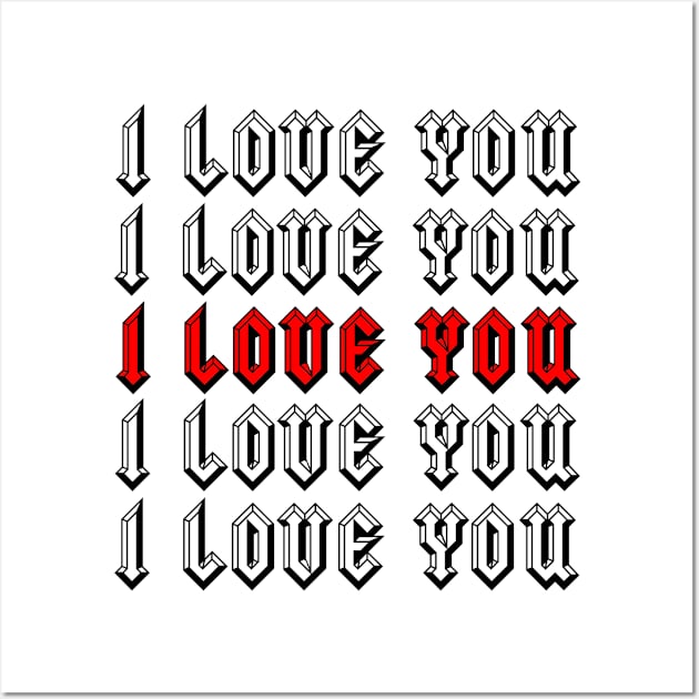 I Love You Wall Art by IndiPrintables